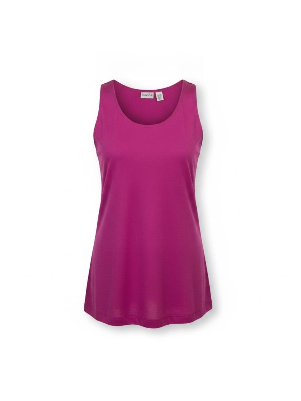Chicos Womens Pink Tank Top Sleeveless Stretchy Lightweight Size 2